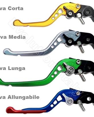 Coppia di Leve Freno Frizione Regolabili per Moto