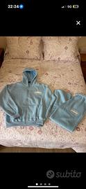 Tuta Corteiz azzurra – Completo Felpa + Pantaloni