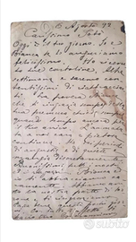 cartolina antica savoia regno d'italia francobollo