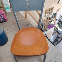 sedie per cucina in legno e ferro 