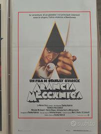 Locandina 33x70 Arancia Meccanica di Kubrick WB648
