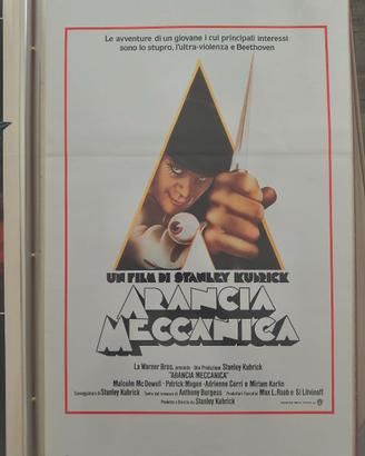 Poster 33x70 Arancia Meccanica di Kubrick WB648