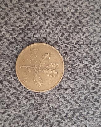20 lire 1958 58 Italia natale euro moneta rara 50