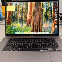 MacBoook Pro 16” 2019 intel i7 16GB RAM, 500 SSD