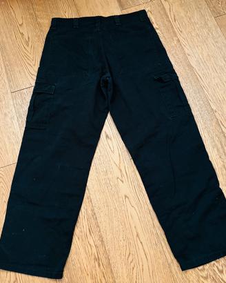 Pantaloni cargo Wrangler neri uomo 34x32