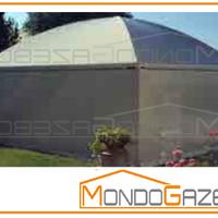 Gazebo SUN PLUVIO 5x6 bianco NUOVO grondaia