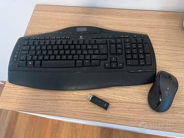 Tastiera Logitech MX3209 con mouse laser