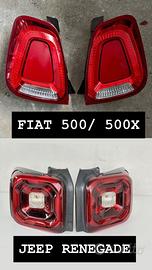 FARI STOP FANALI FIAT 500/500 X-JEEP RENEGADE LED