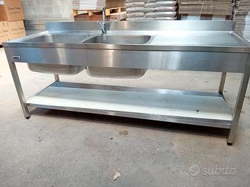 lavandino profess. inox  zanussi. 2,10m