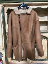 cappotto shearling in montone