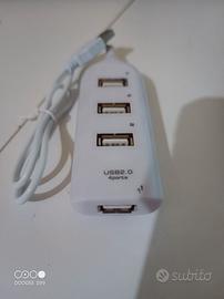 Connettore Cavo Adattatore Splitter Hub USB 2.0 A