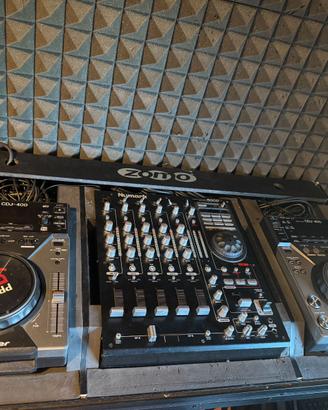 Console CDJ400+Numark5000FX+Flycase