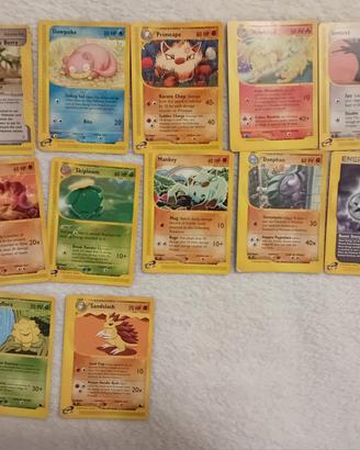 17 carte pokemon aquapolis skyridge