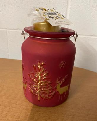 NATALE Portacandela  Porra Candela rosso