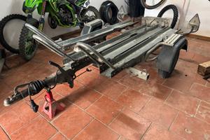 Carrello ellebi porta moto revisionato 2027