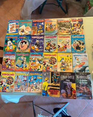 Lotto Fumetti Vintage: Topolino, Tex, Tiramolla
