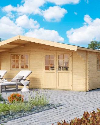 CASETTA DI LEGNO GROENLANDIA3 530x410x268h cm
