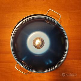 pentola wok blu