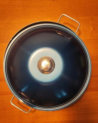 pentola wok blu