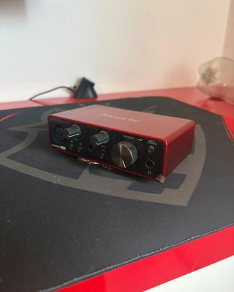 Focusrite scarlett solo scheda audio 3rd gen
