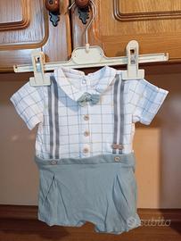 3 pagliaccetti bimbo 3 mesi + gilet