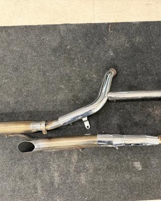 Harley Davidson Exhaust Pipes Scrichi FXR