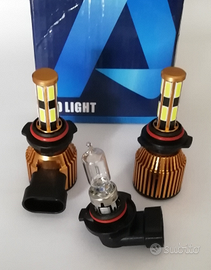 Lampade led alta luminosità HB3 6000K 360° canbus