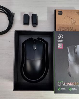 Razer DeathAdder V3 Pro + HyperPolling Dongle