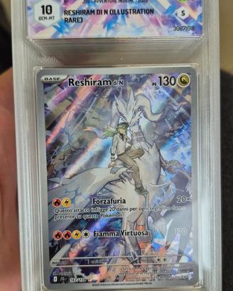 Reshiram di N Avventure Insieme GRAAD 10 mint