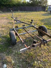 Carrello nautico da cantiere