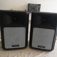 Speaker attivi 120 watt, coppia. Woofer nuovi!! 