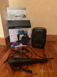 Karaoke senza fili con lettore micro SD+porta USB