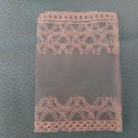 30 sacchetti portaconfetti tulle ricamo panna