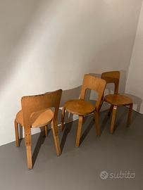 3 sedie design alvar aalto artek