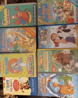 Videocassette cartoni animati 