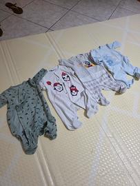 Tutine bambino in ciniglia 1-3 mesi