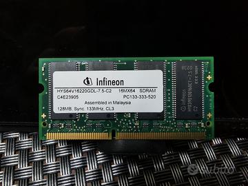 Due Memorie RAM SDRAM Infineon