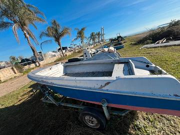 Barca senza carrello