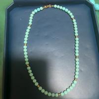 Collana turchese e oro