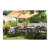 Ombrelloni con telo ecru 330x240 con relative basi