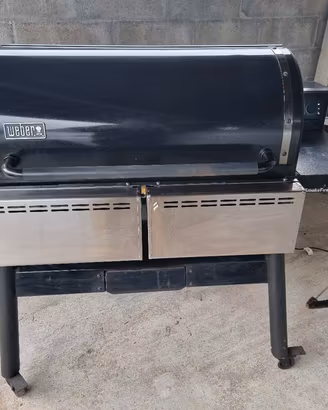 bbq a pellet weber smokefire epx6 stealth edition