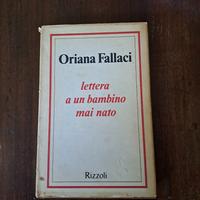 lettera a un bambino mai nato Oriana Fallaci 