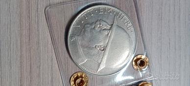 20 lire cappellone 1928 argento