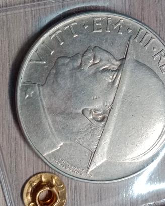 20 lire cappellone 1928 argento