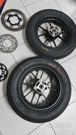 ruote cerchi gomme vmc light motard 12" pollici