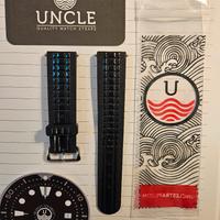 Cinturino Uncle Seiko Straps cioccolato nero