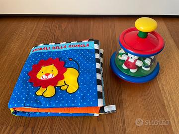 Libro di stoffa e gioco orsetti per neonato