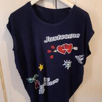 Maglia cotone manica corte