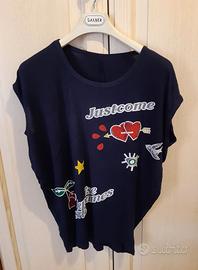 Maglia cotone manica corte