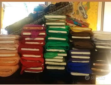 Chiffon pura seta vari colori tinta unita/stampa